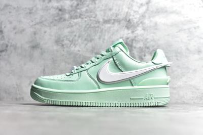 cheap quality AMBUSH x Nike Air Force 1 Game Royal and Vivid Sulfur